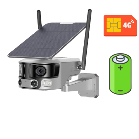 Telecamera WiFi GPRS -  W SOLAR 4G